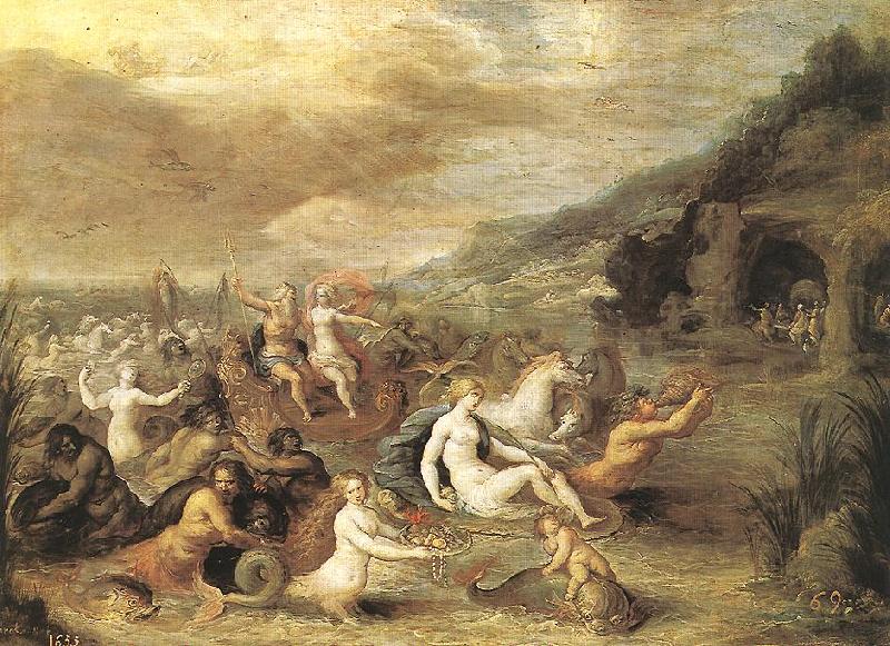 FRANCKEN, Ambrosius Triumph of Amphitrite dfg oil painting picture